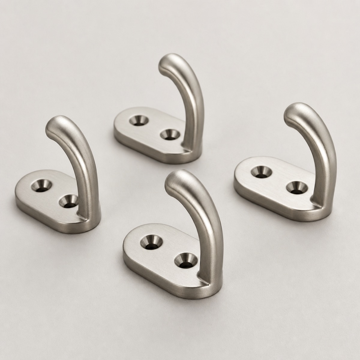Metal wall hooks